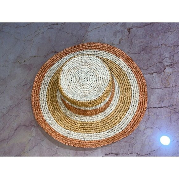 GREENPACHA Canarias Hat in Natural & Yellow Small New Womens Cowboy Western main image 10